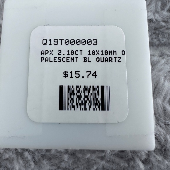 Opalescent blue quartz approx. 2.10ct - loose stone - Picture 4 of 5